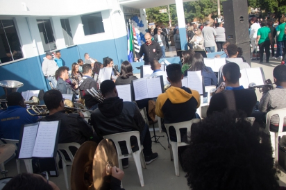 Imagem da notícia 'Banda participa da Inauguração da USF da Bela Vista'