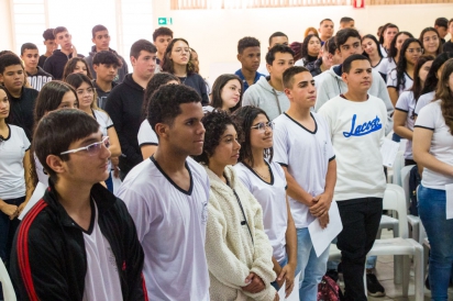 Imagem da notícia 'Guarda Mirim promove apresentação e leitura do texto SER EXCELENTE para Adolescentes do Curso Preparatório'