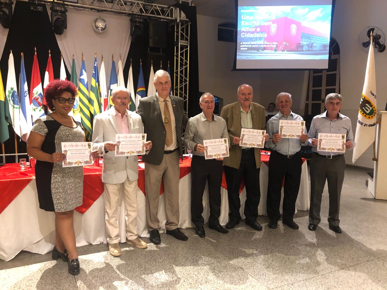 Imagem da notícia 'Clube dos 21 Irmãos Amigos de Rio Claro realiza reunião em homenagem à Guarda Mirim'