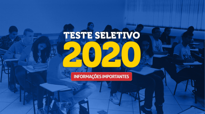 Imagem da notícia 'Teste Seletivo 2020: Informações Importantes'