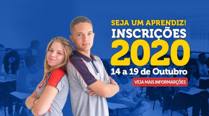 Imagem da notícia 'Inscrições 2020 - Seja um aprendiz!'