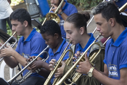 Imagem da notícia 'Banda Musical se apresentou na Praça Central'